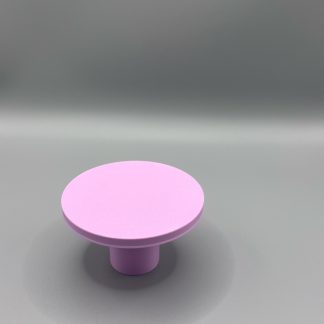 Runder 3D-gedruckter Wandhaken Classic in Lilac (Ø 80mm), modern und stabil