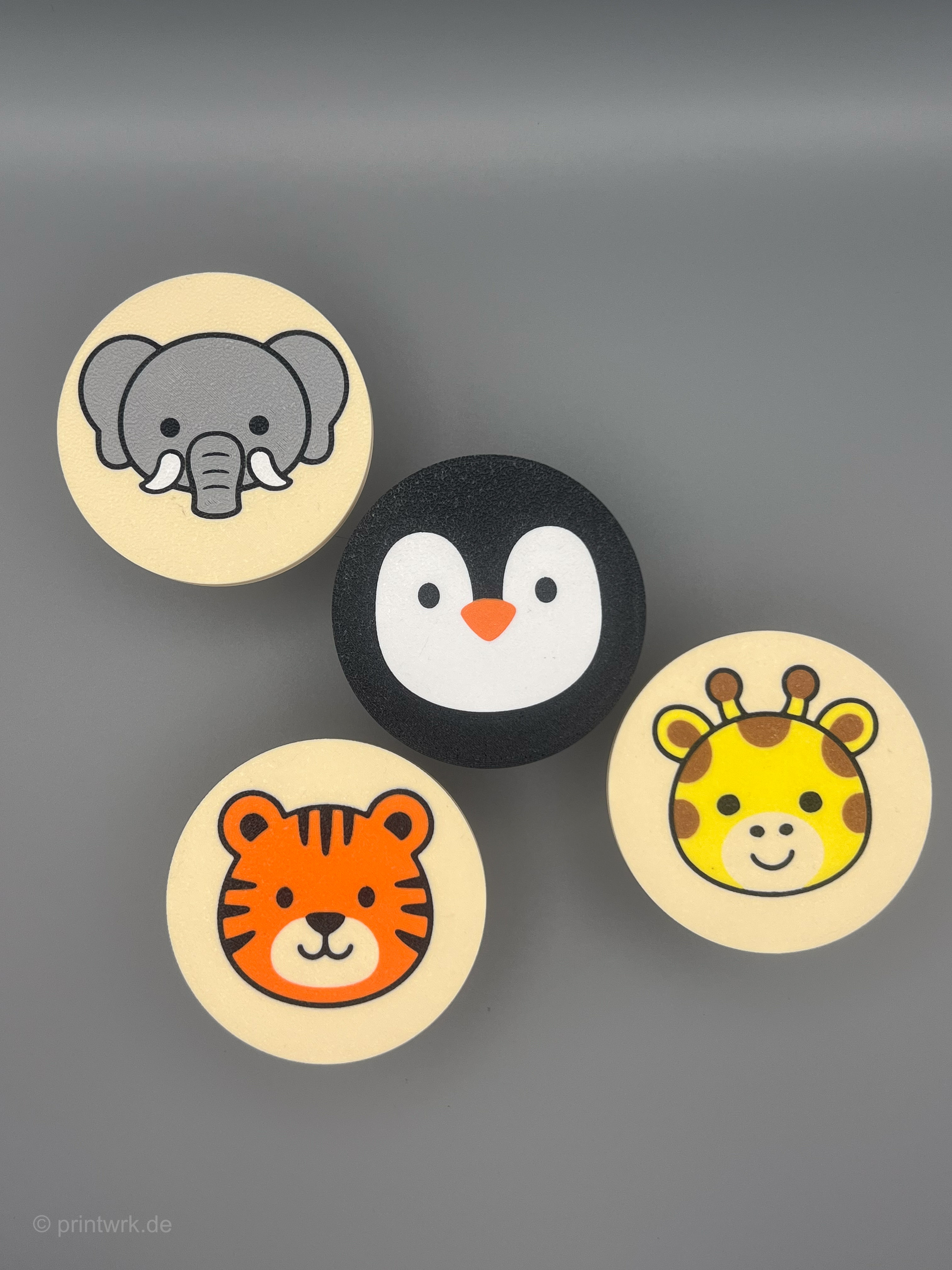 Wandhaken Zoo Ø 80 mm 4er Bundle – Bild 3