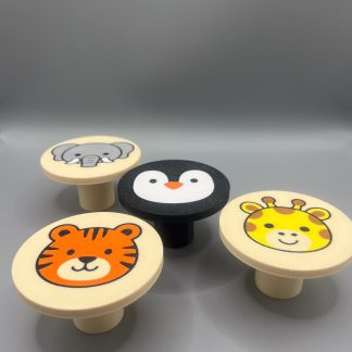 Wandhaken Zoo Ø 80 mm 4er Bundle