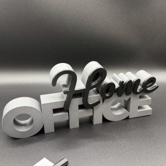 3D-Schriftzug „Home Office“ – Deko zum Hinstellen