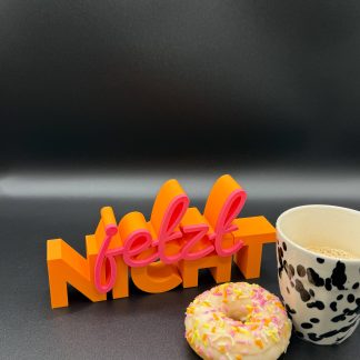 3D-Schriftzug „Jetzt Nicht“ – Deko zum Hinstellen