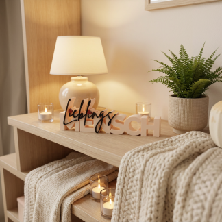 3D-Schriftzug „Lieblingsmensch“ – Deko zum Hinstellen