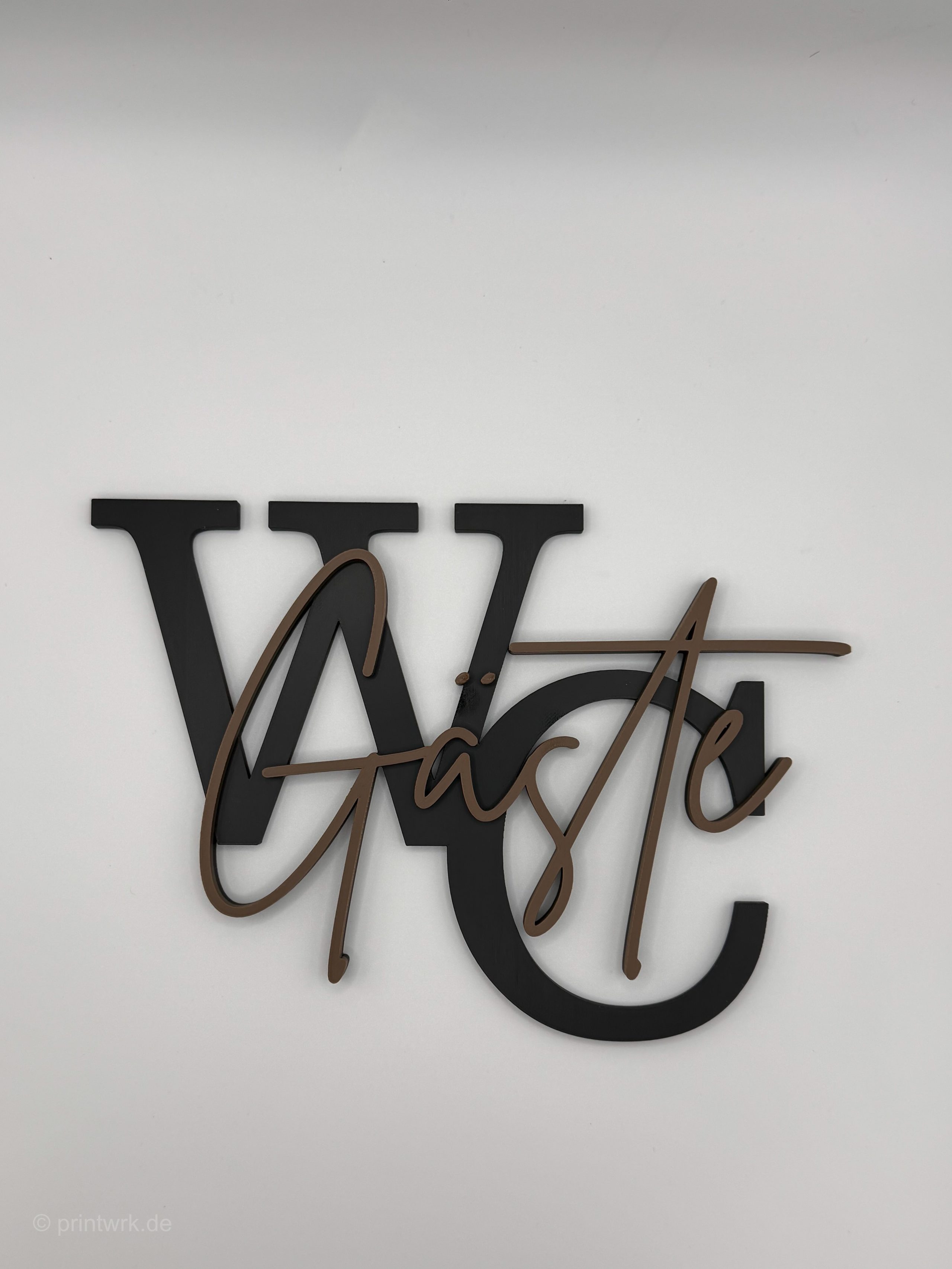 3D-Türschild - Gäste WC – Bild 2