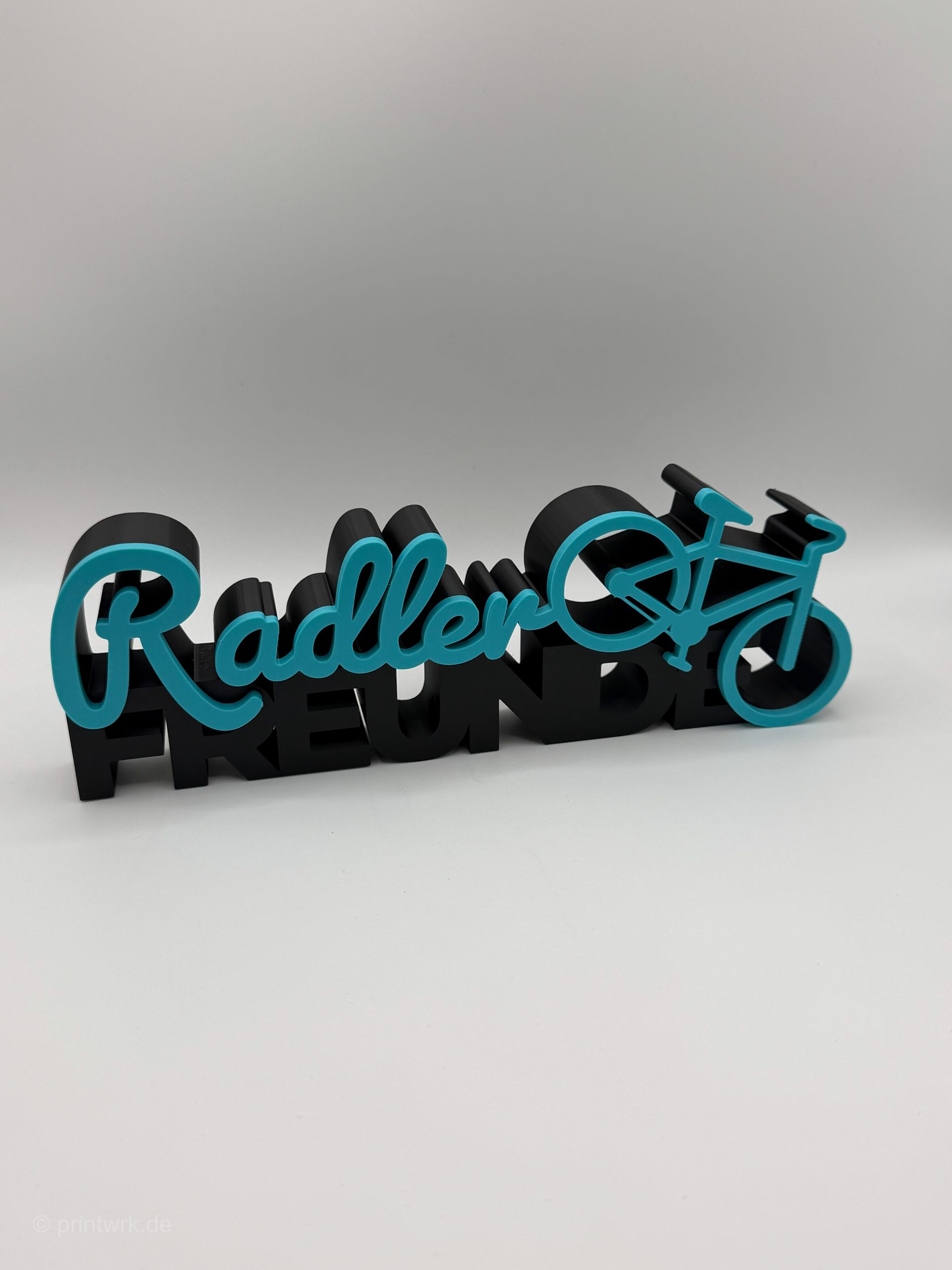 3D-Schriftzug „Radler Freunde“ – Deko zum Hinstellen – Bild 4