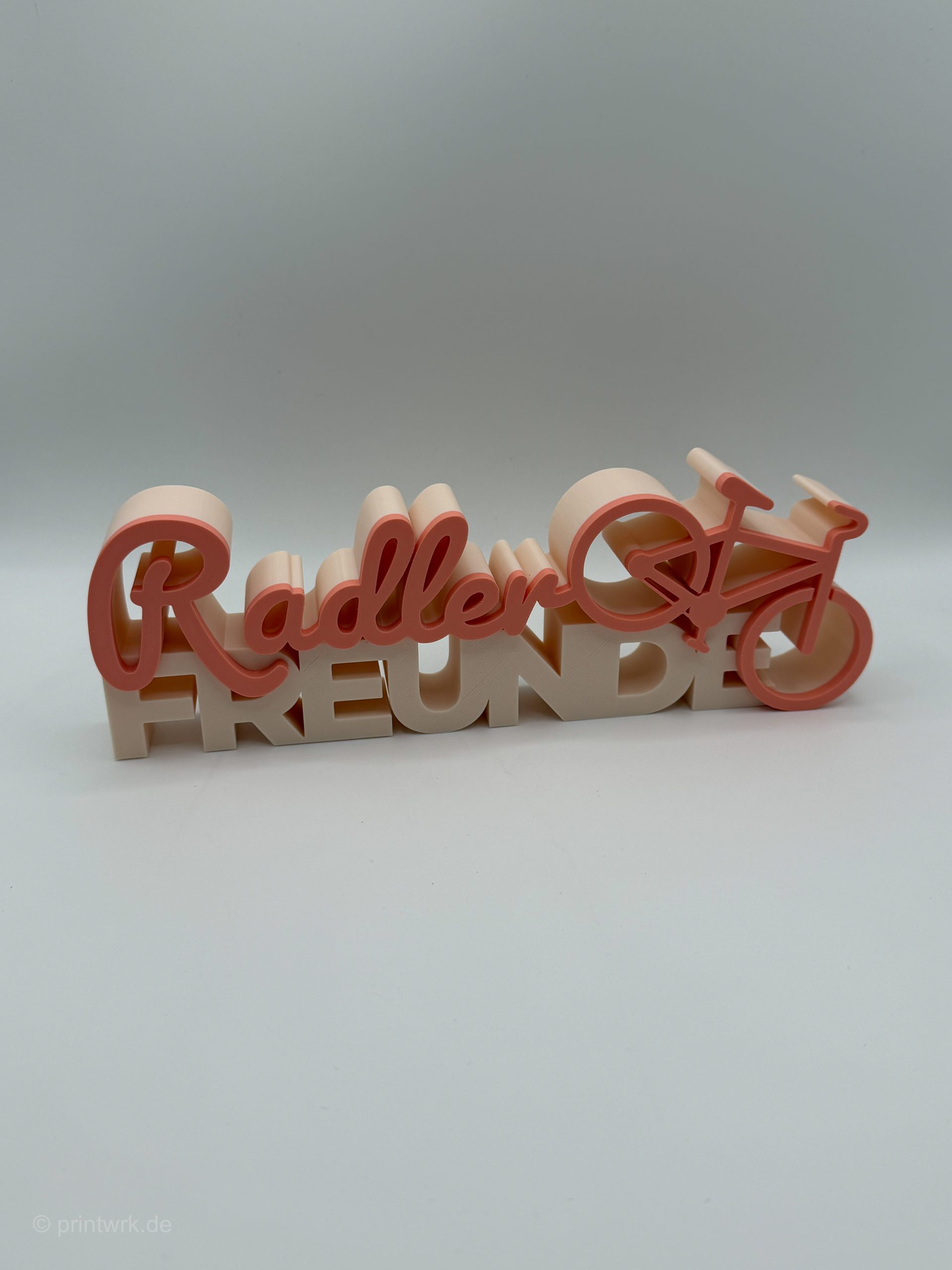 3D-Schriftzug „Radler Freunde“ – Deko zum Hinstellen – Bild 3