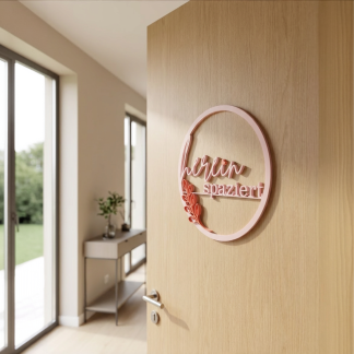 3D-Türschild - Hereinspaziert